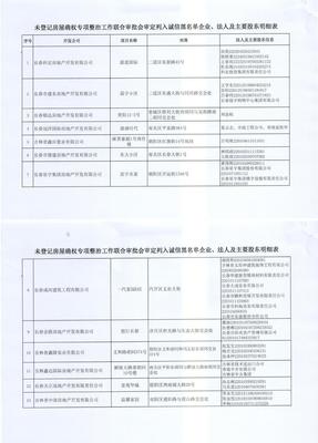 長春27家房地產開發企業被列入誠信黑名單，行業監管趨嚴